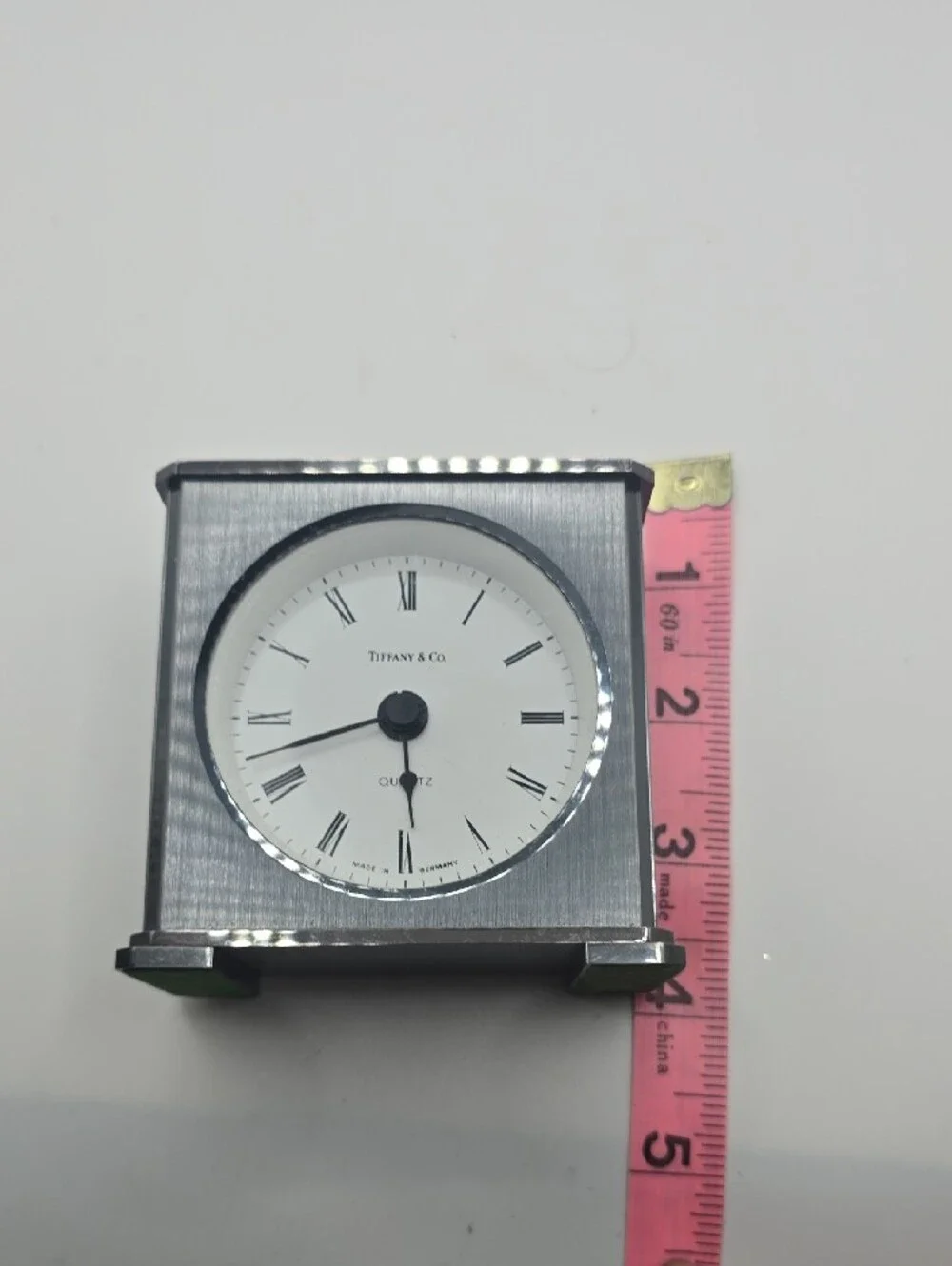 Tiffany & Co. Black and White Mantel/Desk Clock